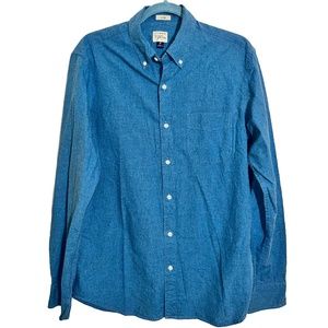J.Crew Teal Blue Shirt, Size M Slim, Never worn
